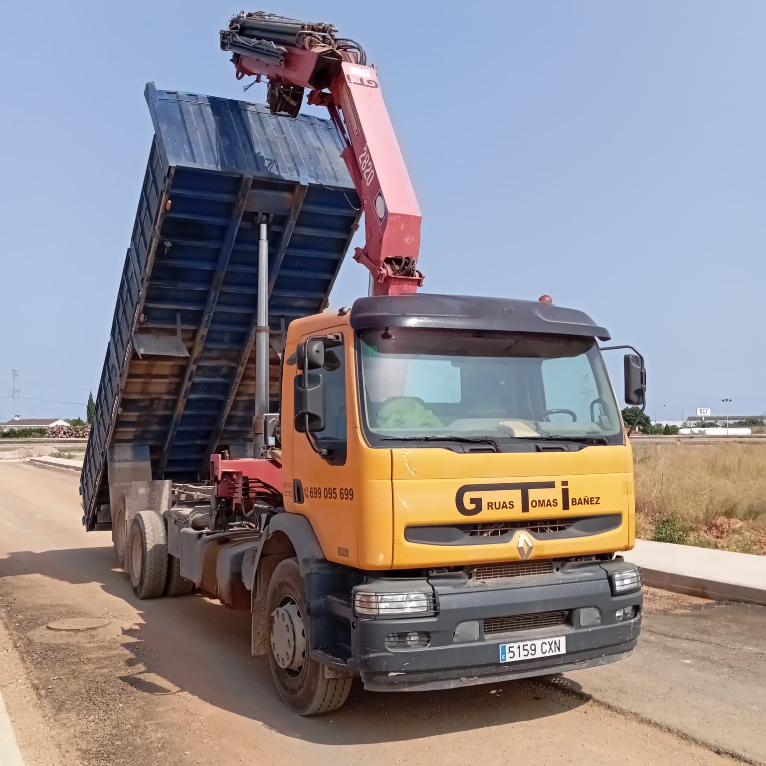 Grúas y Transporte industrial en Castellón